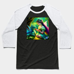 Fairy & Dragon (Friends) Baseball T-Shirt